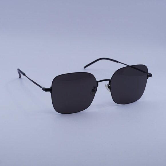 Saint Laurent SL410 WIRE 002 Sunglasses Black Square Frame, Black Lenses - Picture 5 of 9